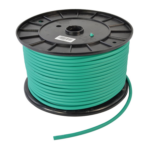 Microphone Cable, Low Noise, Flexible Green, 100m Roll
