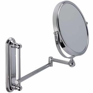 5X Magnification Wall Mounted Extendable Mirror In Chrome