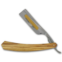 Image of Thiers-Issard Spartacus 7/8 Olivewood Square Nose Cut Throat Razor