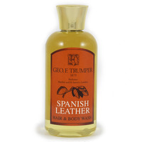 Image of Geo F Trumper Spanish Leather Hair And Body Wash 100ml