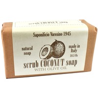 Image of Coconut & Olive Oil Paper Wrapped Scrub Soap 300g