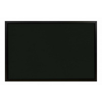 Image of NEW Coloured Cork Board with Black Frame 900 x 600mm BLACK