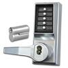 Image of DORMAKABA LP1000 Series Front Only Digital Lock To Suit Panic Latch With Key Override - SC LH With Cylinder