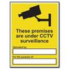 Image of ASEC Premises Under CCTV Surveillance Sign 300mm x 400mm - 300mm x 400mm