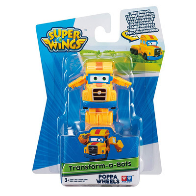 Super Wing Series 2 Transform A Bots Poppa Wheel 2 Transforming Figure Super Wing Series 2 Transform A Bots Poppa Wheel 2 Transforming Figure