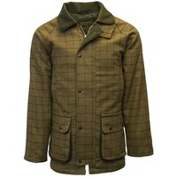 Walker & Hawkes Mens Beige Tweed Shooting Country Coat / Jacket - S