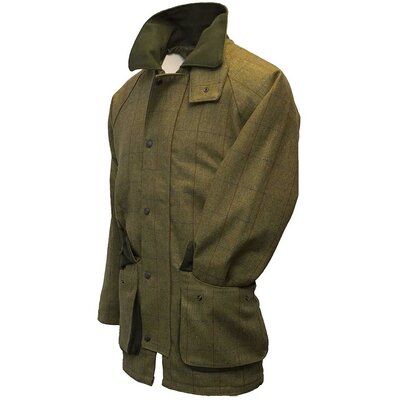 Walker & Hawkes Men’s Forest Green Tweed Shooting Coat / Jacket - S