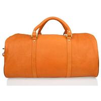 Woodland Leather Large Weekend Travel Bag/Holdall - Tan