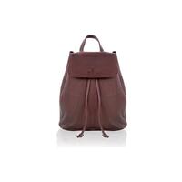 Image of Woodland Leather Women's Small Leather Rucksack / Backpack - Wine
