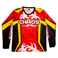 Image of Chaos Kids Off Road Motocross Shirt Red