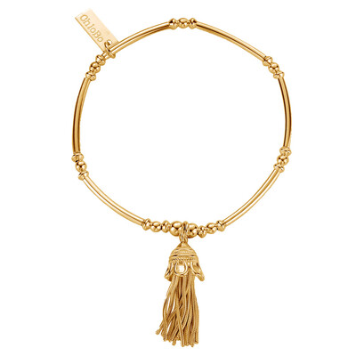 ChloBo Didi Tassel Bracelet Gold