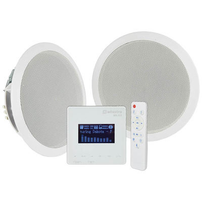 In-Wall Amplifier & Ceiling Speaker Set With 6.5" Speakers