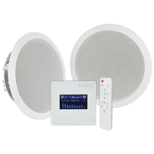 In-Wall Amplifier & Ceiling Speaker Set With 6.5" Speakers