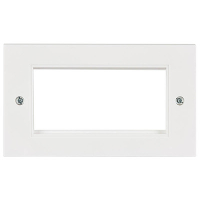 Double Gang Wall Plate Frame for 4 Modules