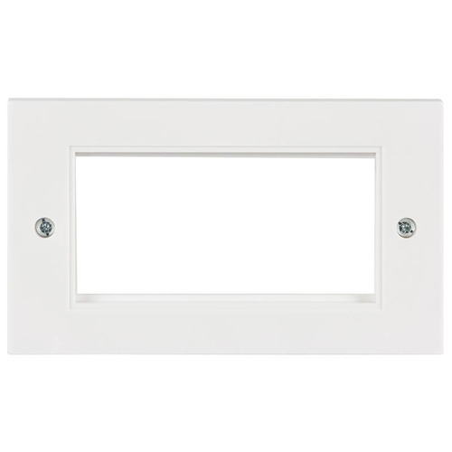 Double Gang Wall Plate Frame for 4 Modules
