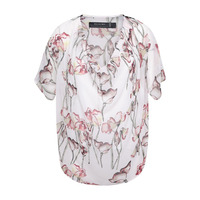 RELIGION CARE TOP - TIMID LIGHT PRINT - S