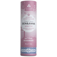 Image of Ben & Anna Sensitive Japanese Cherry Blossom Natural Deodorant Stick - 60g