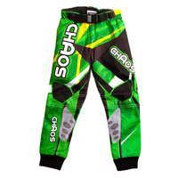 Image of Chaos Kids Off Road Motocross Trousers Green