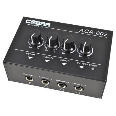 Headphone Amplifier 4 Channel With Individual Volume Controls