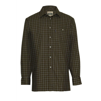 Champion Men’s Olive Easy Care Country Check Shirt - M (40")