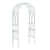 Image of Charles Bentley Wrought Iron Arch - Sage Green