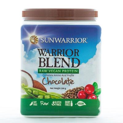 Sun Warrior - Warrior Blend Plant-Based Organic Protein - Chocolate (500g)