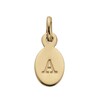 Bespoke Alphabet 'A' Charm - Gold