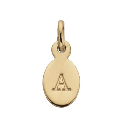 Bespoke Alphabet 'A' Charm - Gold