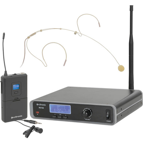 UHF Belt pack Microphone System Single Channel