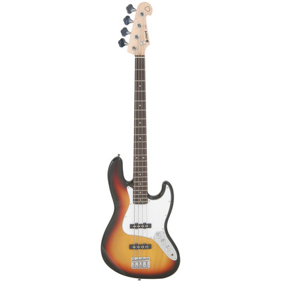 Image of Chord Electric Bass Guitar 3 Tone Sunburst