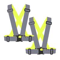 Image of BTR Cycling & Running High Vis Reflective Fluorescent Vests, Sashes