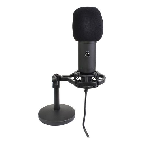 USB Studio Microphone Complete With Shock mount, Stand & Headphone Monitoring
