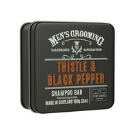 Image of Scottish Fine Soaps Thistle & Black Pepper Shampoo Bar 100g