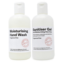 Image of Moisturising Hand Wash & Sanitiser Gel Set 2 x 250ml