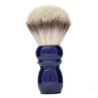 Image of Alpha Large Retro G4 Synthetic Shaving Brush in Vintage Blue