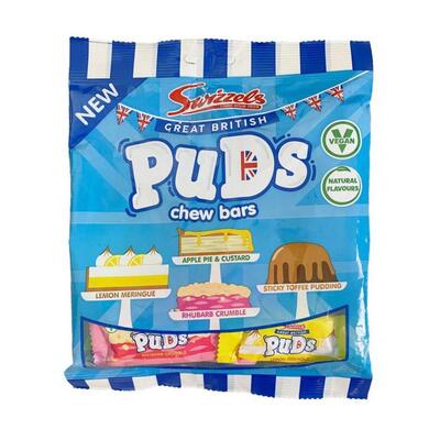 Swizzels - Great British Puds Chew Bar Bag (150g)