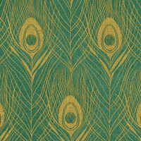 Image of Absolutely Chic Peacock Feather Wallpaper Teal AS Creation AS369714