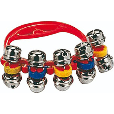 Image of Peace Coloured Hand Bells with 5 Jingles