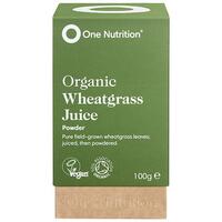 Image of One Nutrition Organic Wheatgrass Juice Powder (100g)