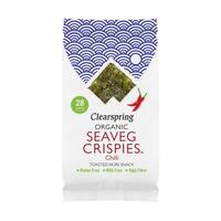 Image of Clearspring Wholefoods Organic Seaveg Crispies - Chilli 5g x 16