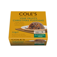Image of Coles Traditional Bakery - Coles Traditional Bakery Vine Fruits Christmas Pudding (112g)