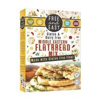 Image of Free & Easy Gluten Free & Dairy Free Middle Eastern Flatbread Mix (250g x 4)