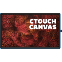 Image of CTouch Canvas 11062586 86" UHD Interactive Touchscreen in Electri