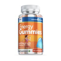 Image of Energy Gummies with Vitamin B6 & B12 - 60 Gummies - Orange Flavour