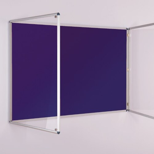 ColourPlus Tamperproof Noticeboard 2400 x 1200mm Purple