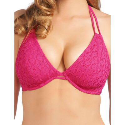 Freya Spirit Halter Bikini Top - Hot Pink