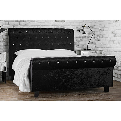 Wren Bedframe-King-Black