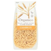 Image of Organico Organic Casarecce Pasta Twisted Tubes (500g)