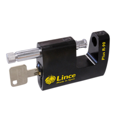 LINCE R90 Plus Monoblock Sliding Shackle Padlock - R-90 Plus (new product)