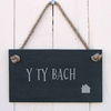 Image of Slate Hanging Sign - Y ty bach (The Little Room)